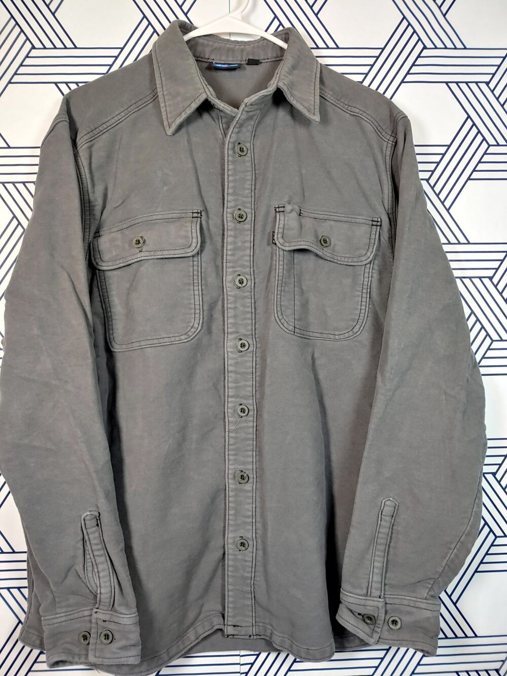 Kavu Mens  Flanell Button Front Size Large